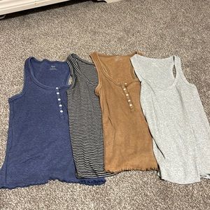 4 American Eagle Tank Tops